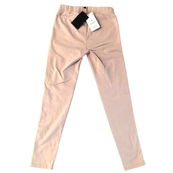 NWT BEULAH Moto Jeggings, Dusty Pink w/ Ankle zipper - OP7019 - Picture 5 of 15